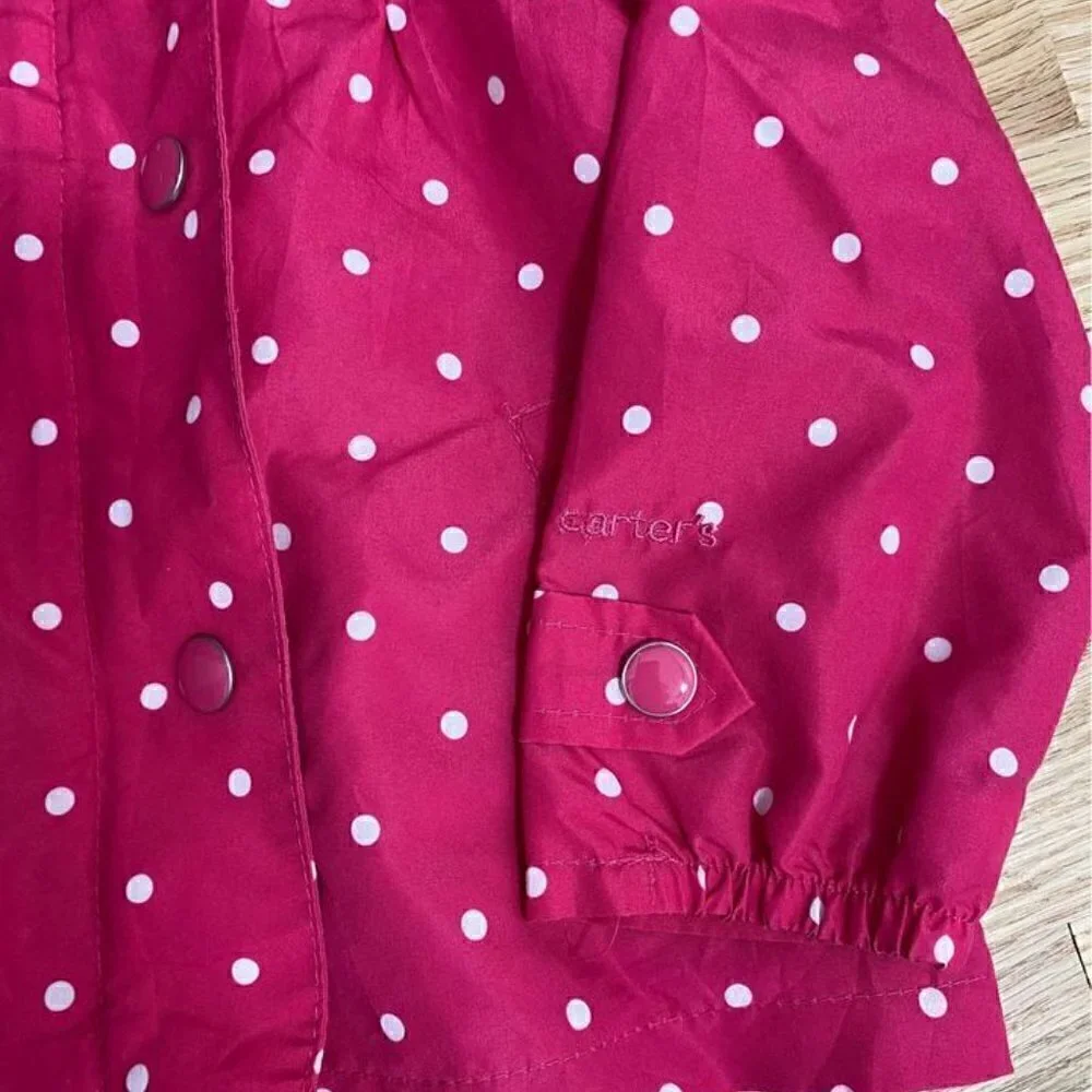 Carter’s Polka Dot Windbreaker Jacket Sz 24 Months